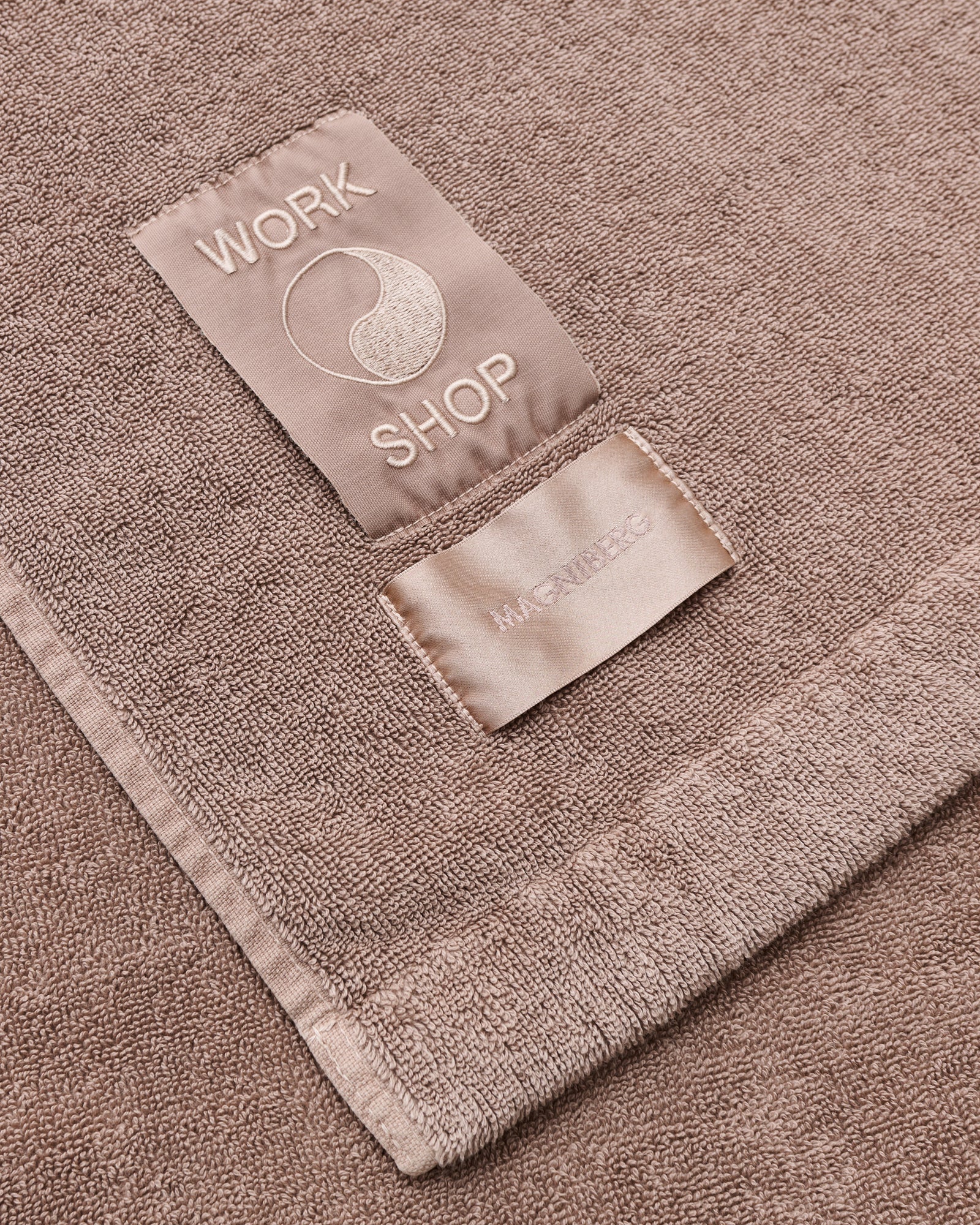 WS Gelato bath towel | Natura brown terry