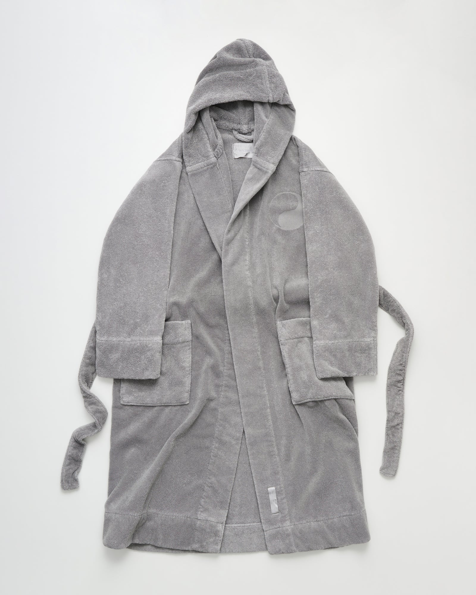 WS Gelato bathrobe | Natura grey terry