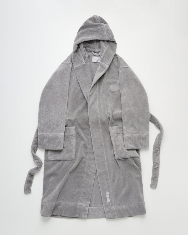 WS Gelato bathrobe | Natura grey terry