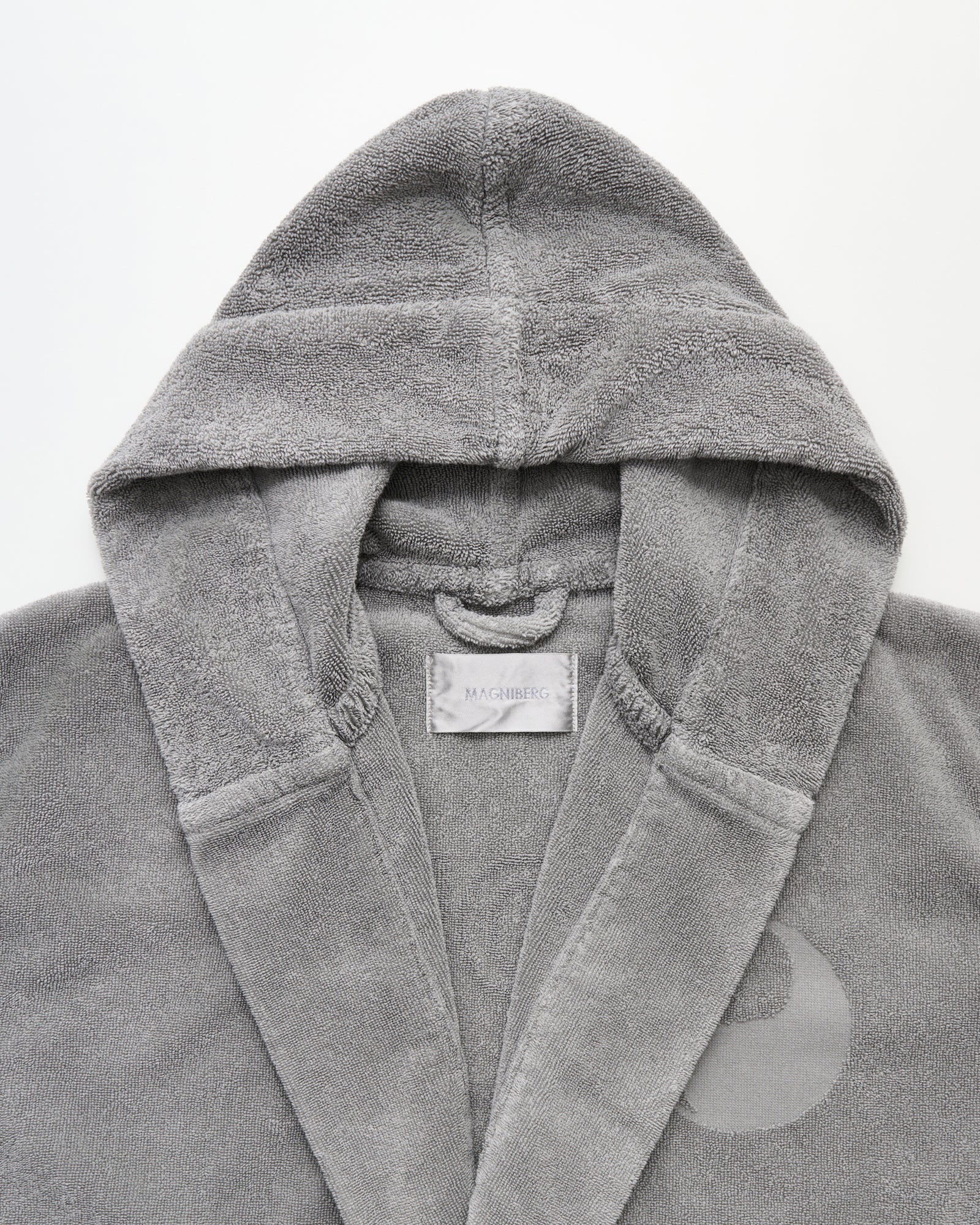 WS Gelato bathrobe | Natura grey terry