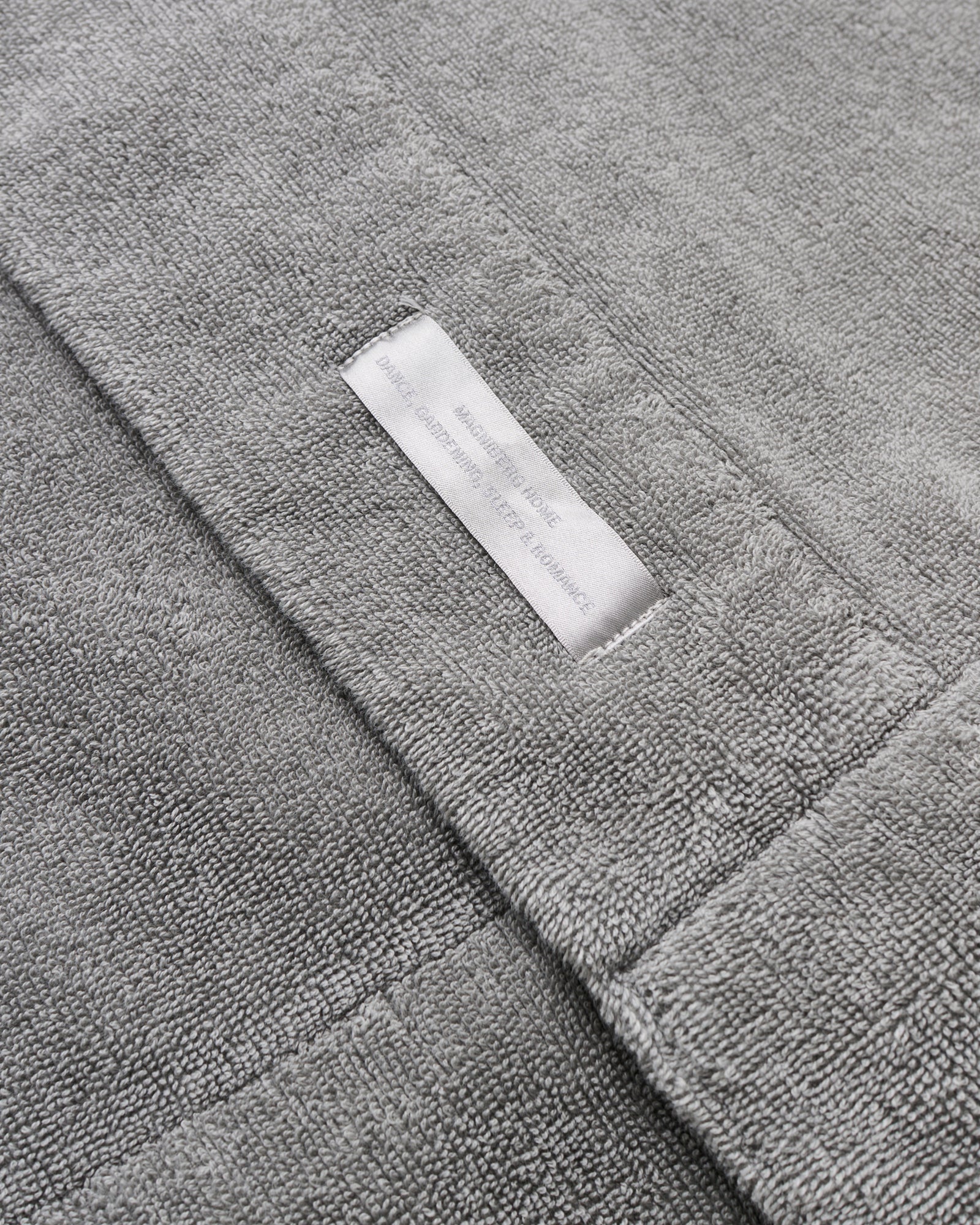 WS Gelato bathrobe | Natura grey terry