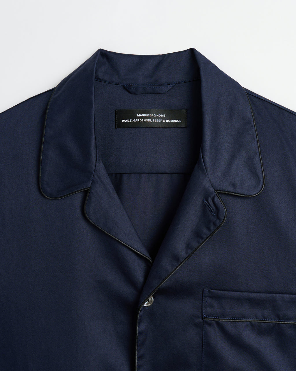 Sorbetto shirt | Blazer navy Sateen
