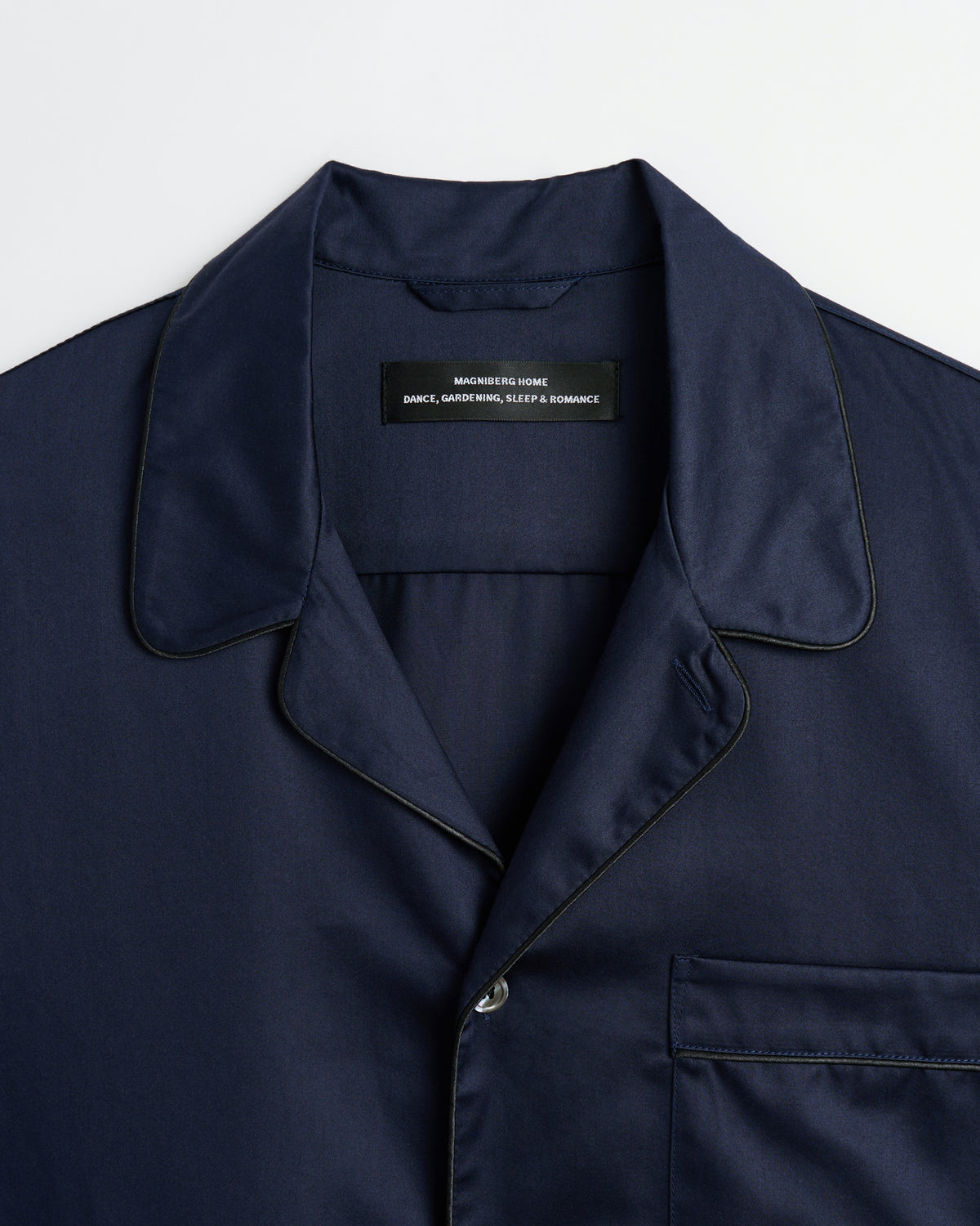 Sorbetto shirt | Blazer navy Sateen