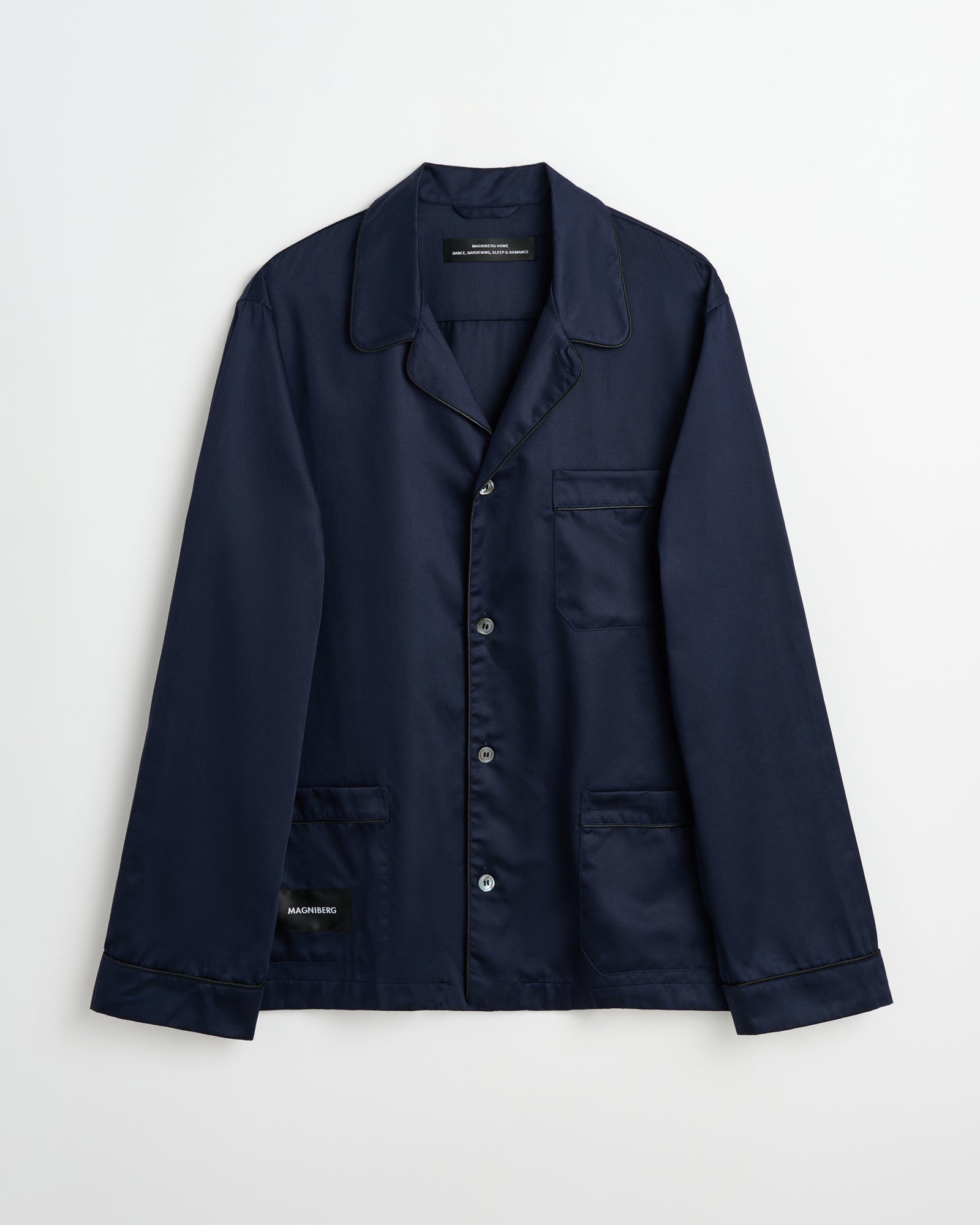 Sorbetto shirt | Blazer navy Sateen
