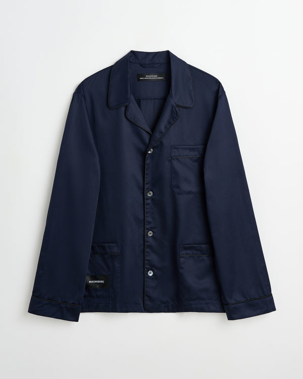 Sorbetto shirt | Blazer navy Sateen