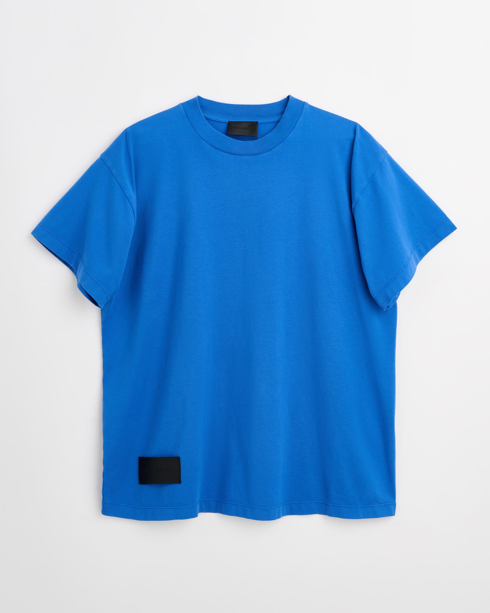 Body t-shirt | Washed bright blue jersey