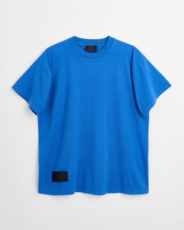 Body t-shirt | Washed bright blue jersey