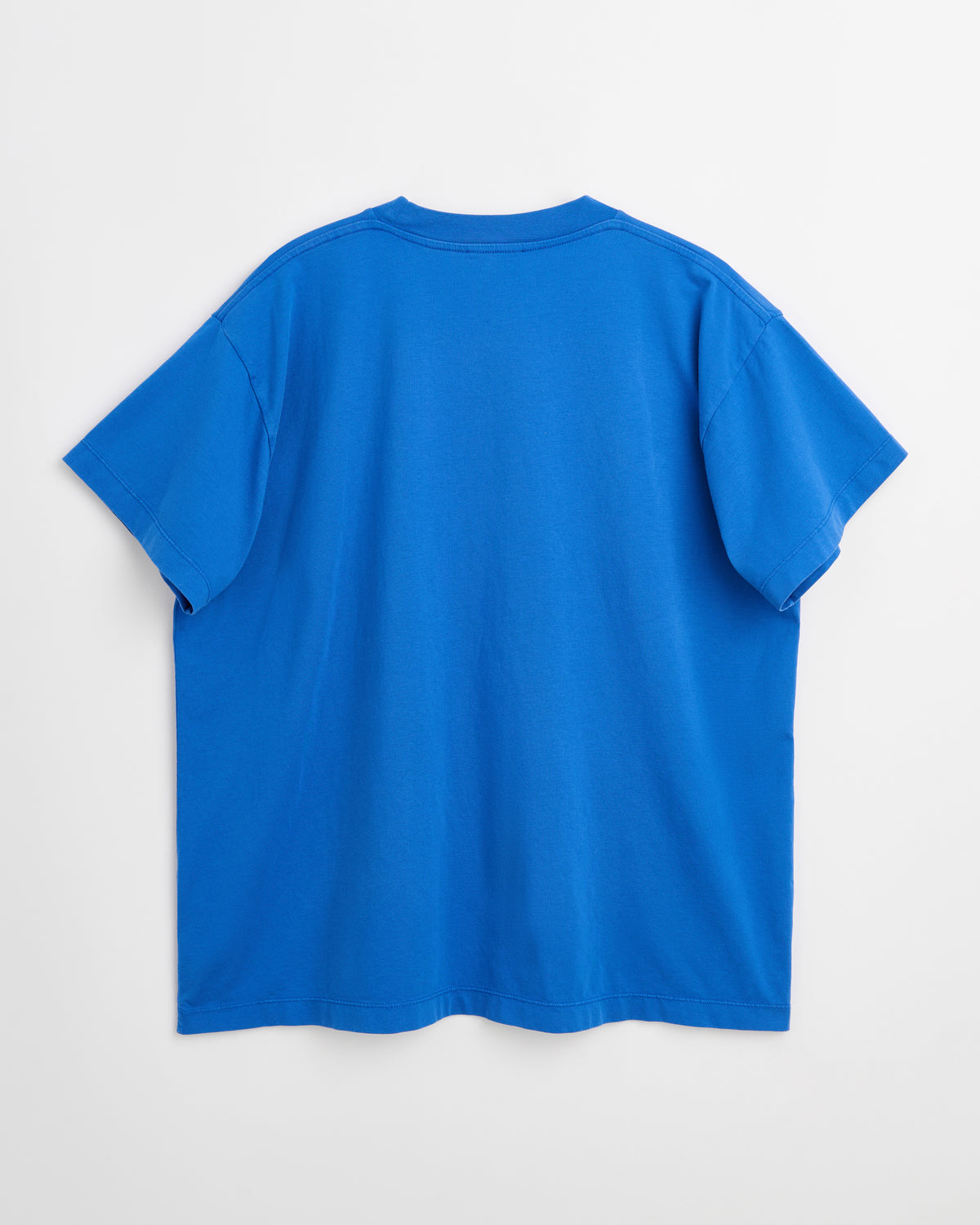 Body t-shirt | Washed bright blue jersey