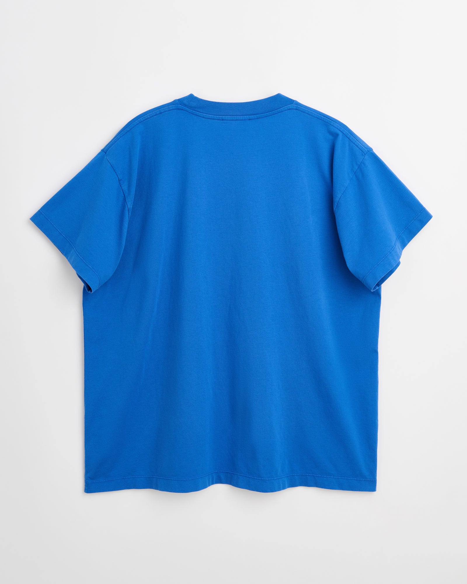 Body t-shirt | Washed bright blue jersey