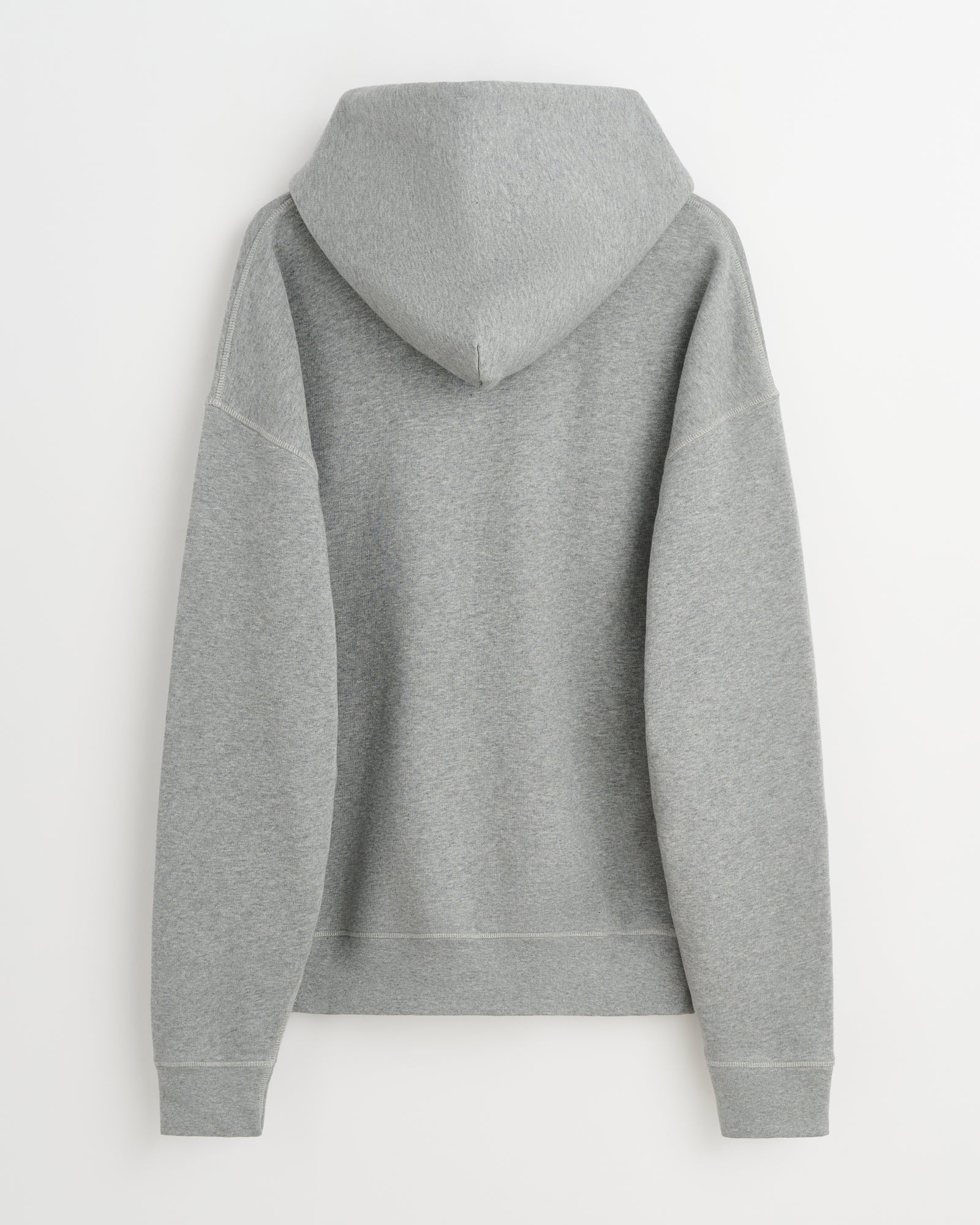 Buddy zip hoodie | Grey melange Fleece