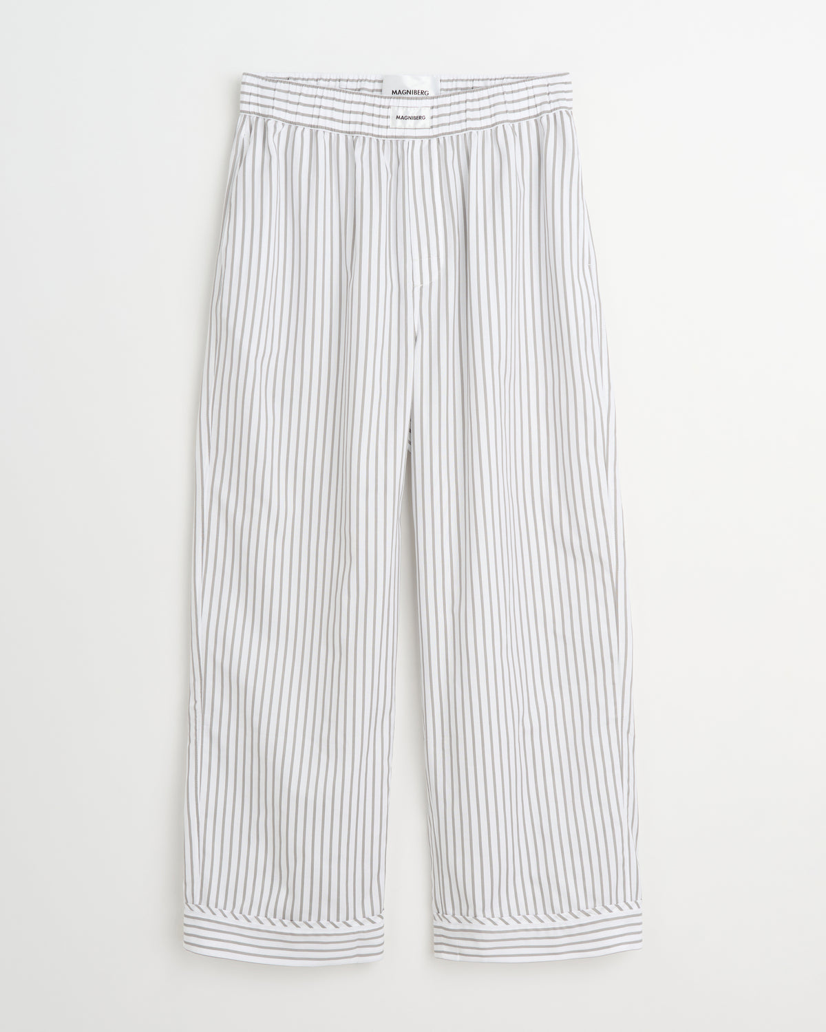 Club pants | Stripe grey Oxford