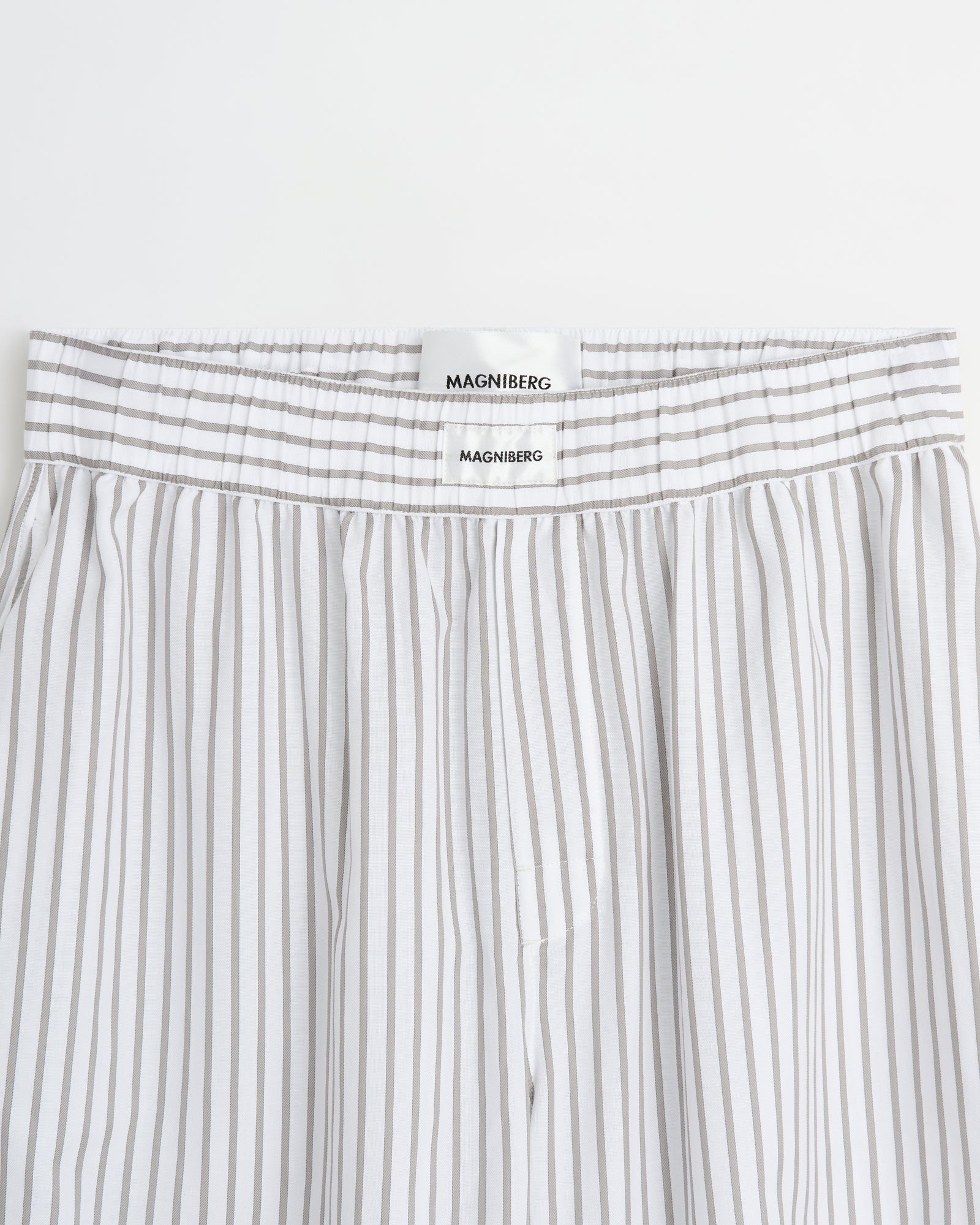 Club pants | Stripe grey Oxford