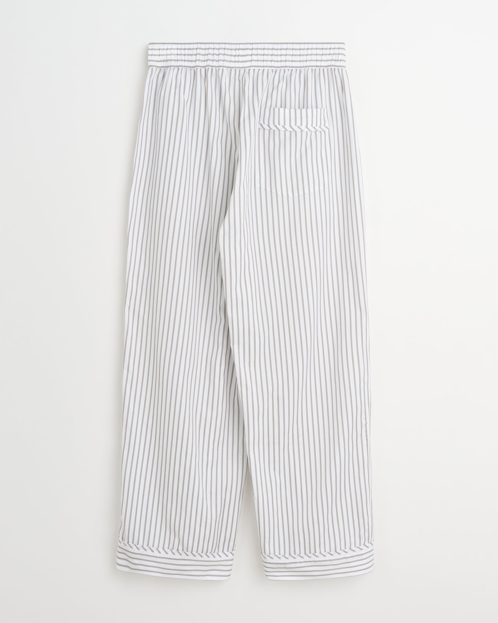 Club pants | Stripe grey Oxford