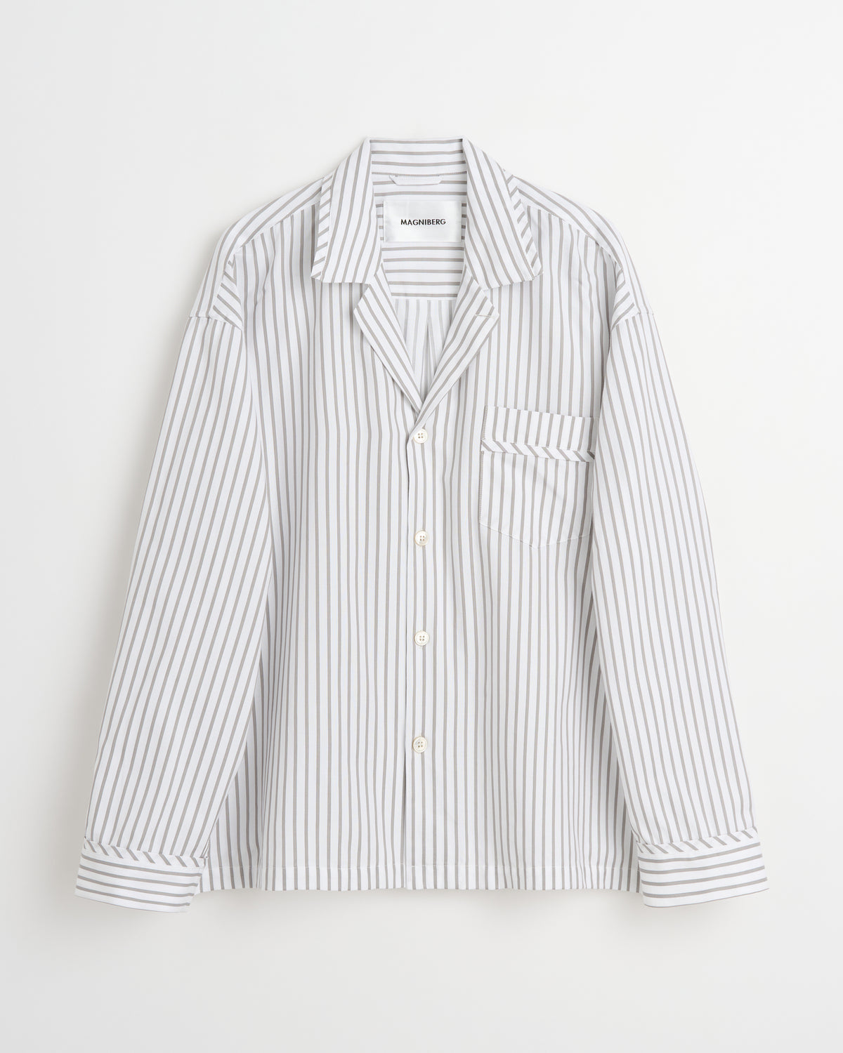 Club shirt | Stripe grey Oxford