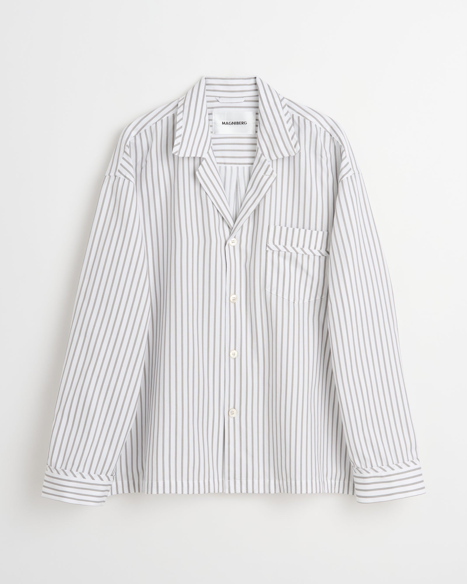 Club shirt | Stripe grey Oxford