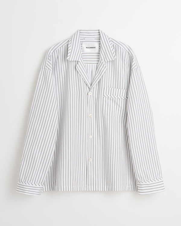 Club shirt | Stripe grey Oxford