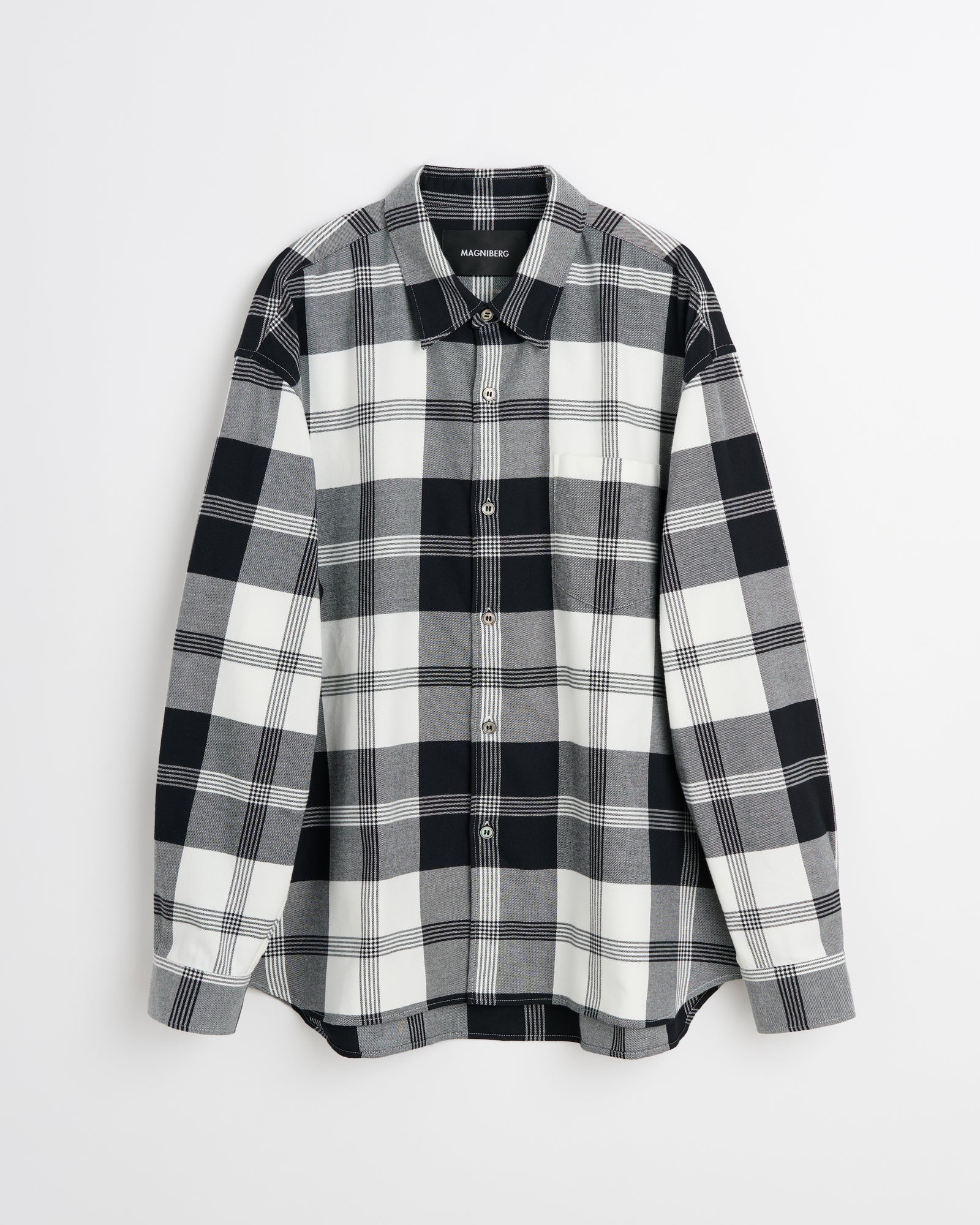 Day shirt | B&W big check Twill