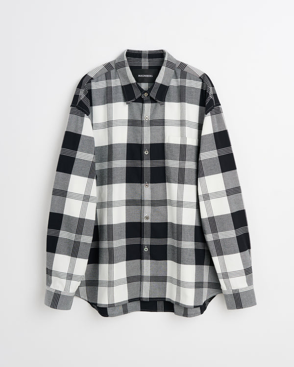 Day shirt | B&W big check Twill