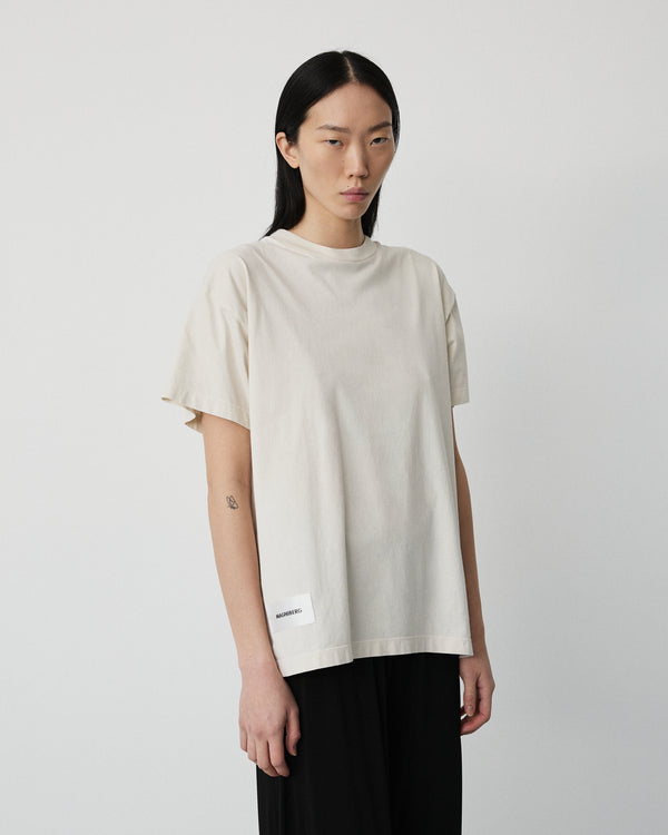 Body t-shirt | Washed birch jersey