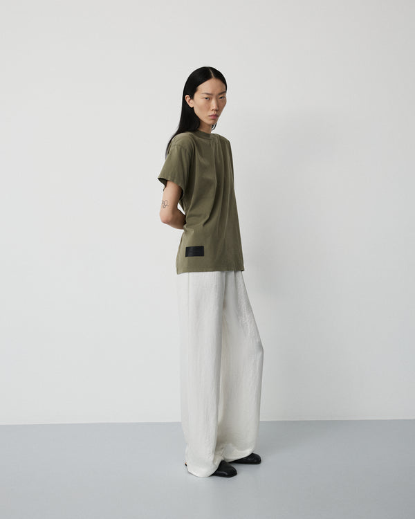 Body t-shirt | Washed army green Jersey