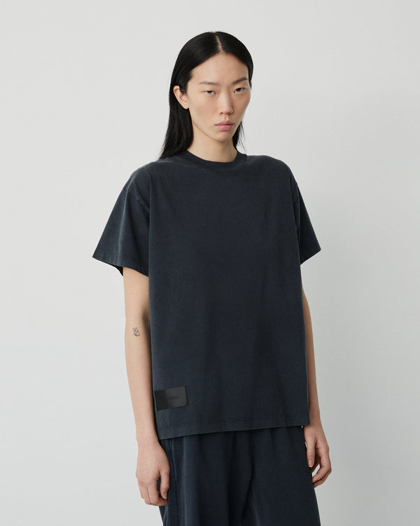 Body t-shirt | Washed black Jersey