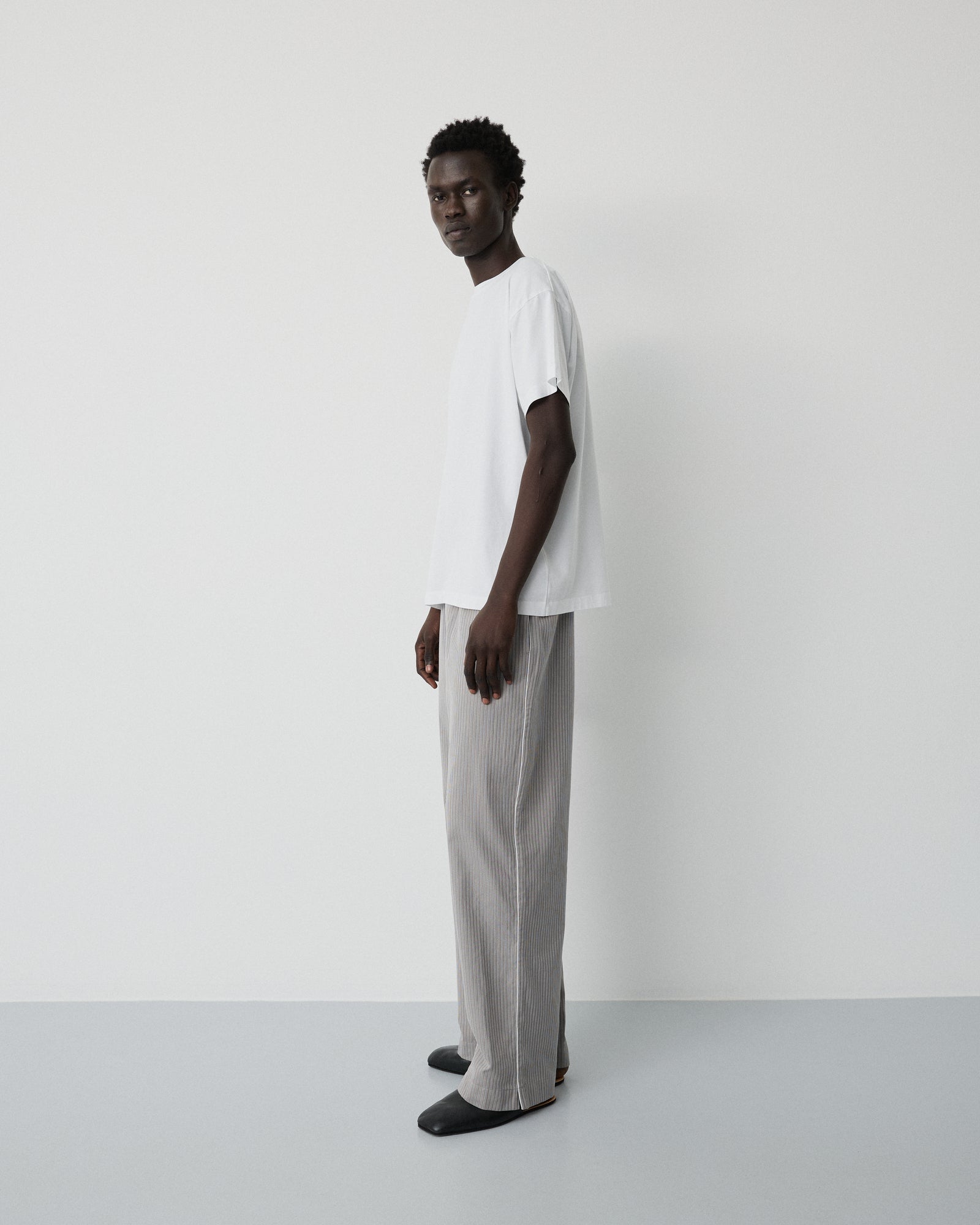 Body t-shirt | Washed white Jersey