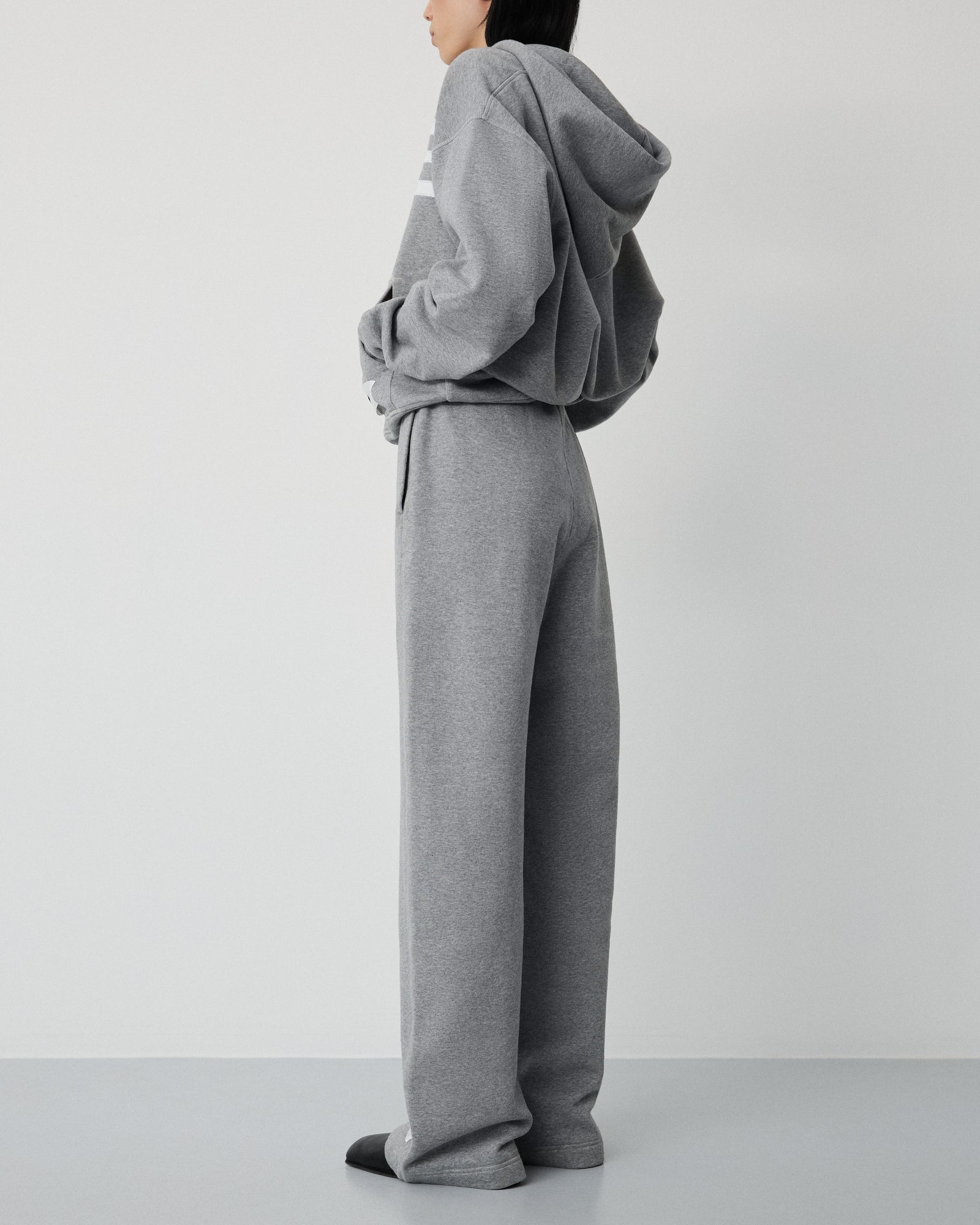 Buddy pants | Grey melange Fleece