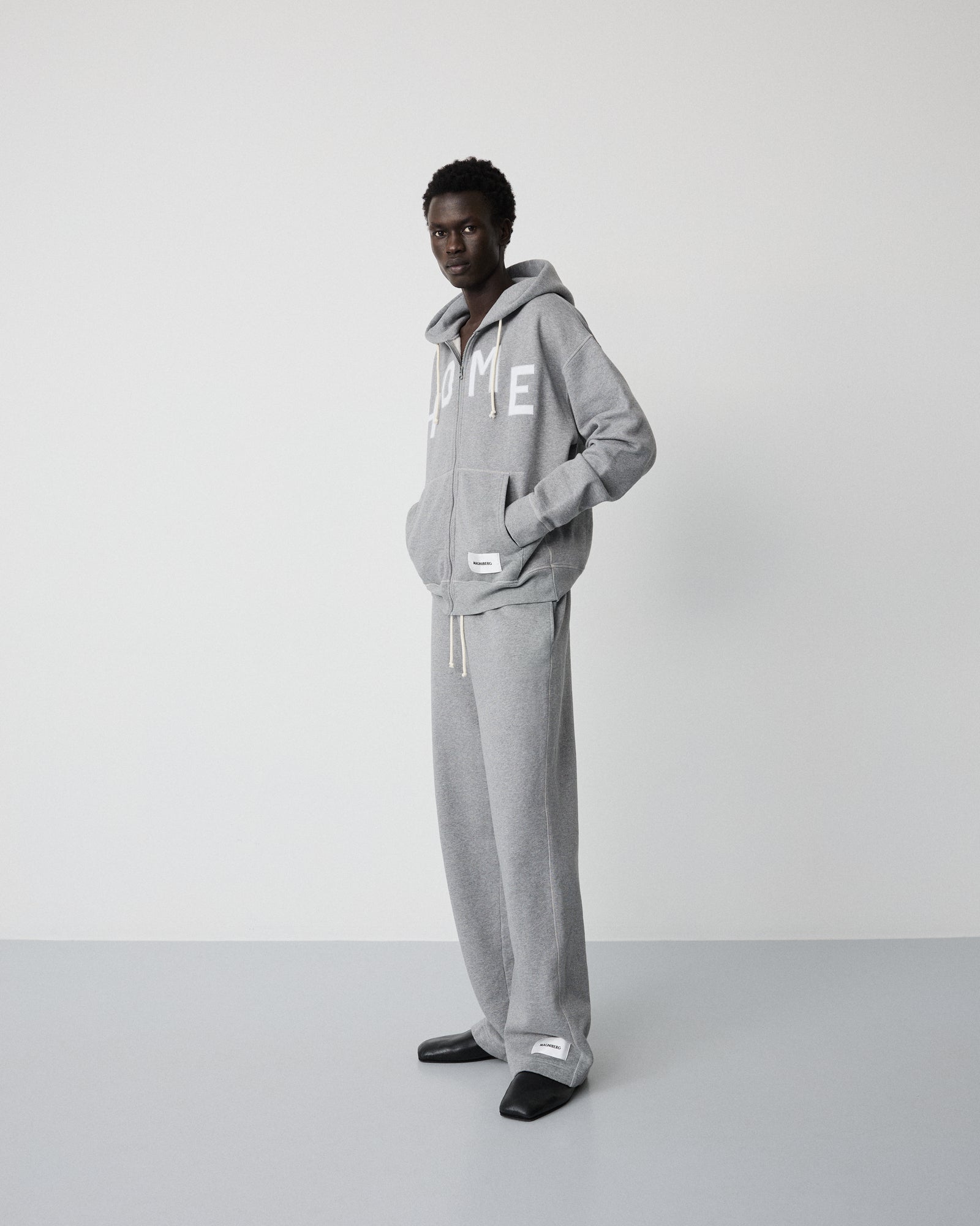 Buddy pants | Grey melange Fleece