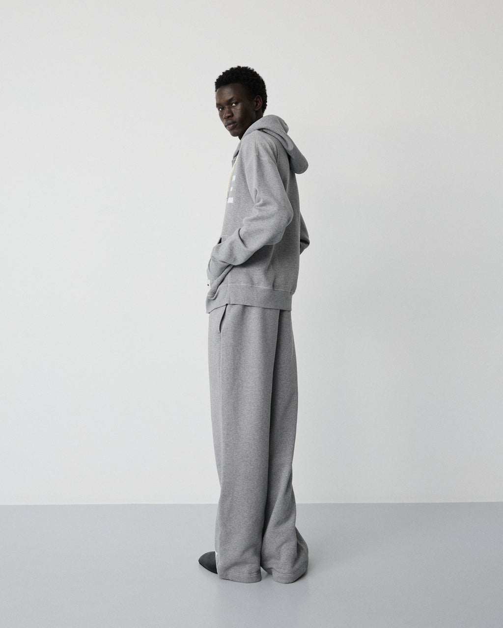 Buddy pants | Grey melange Fleece