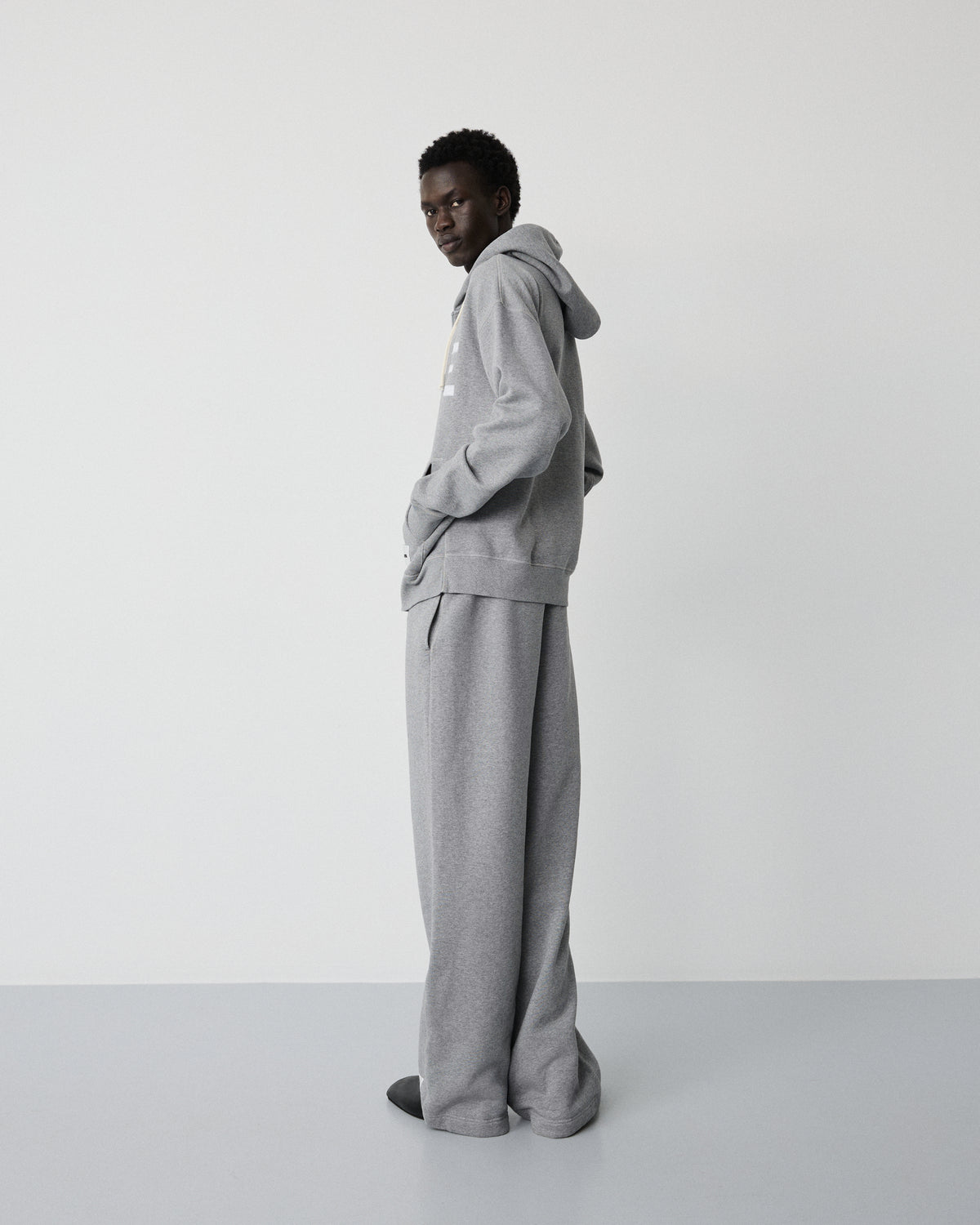 Buddy pants | Grey melange Fleece