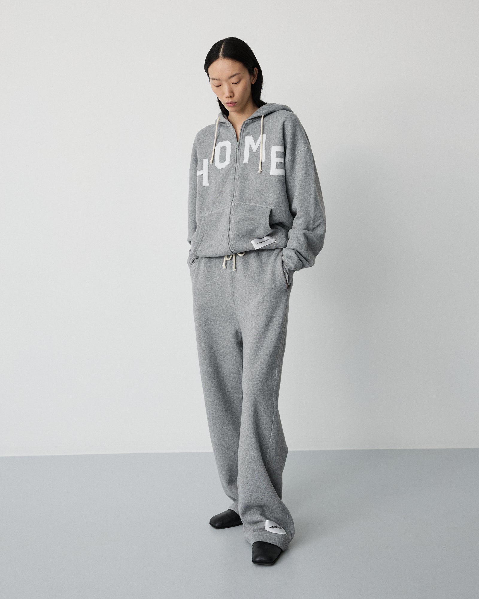 Buddy pants | Grey melange Fleece