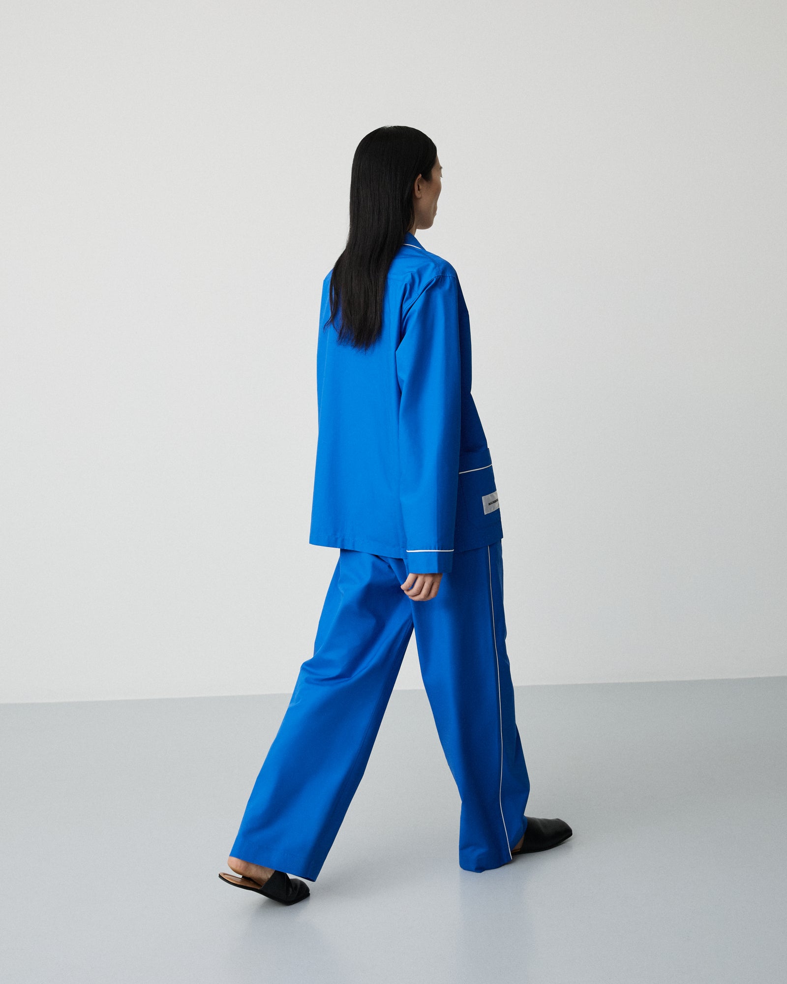 Dolce pants | Italian blue Poplin