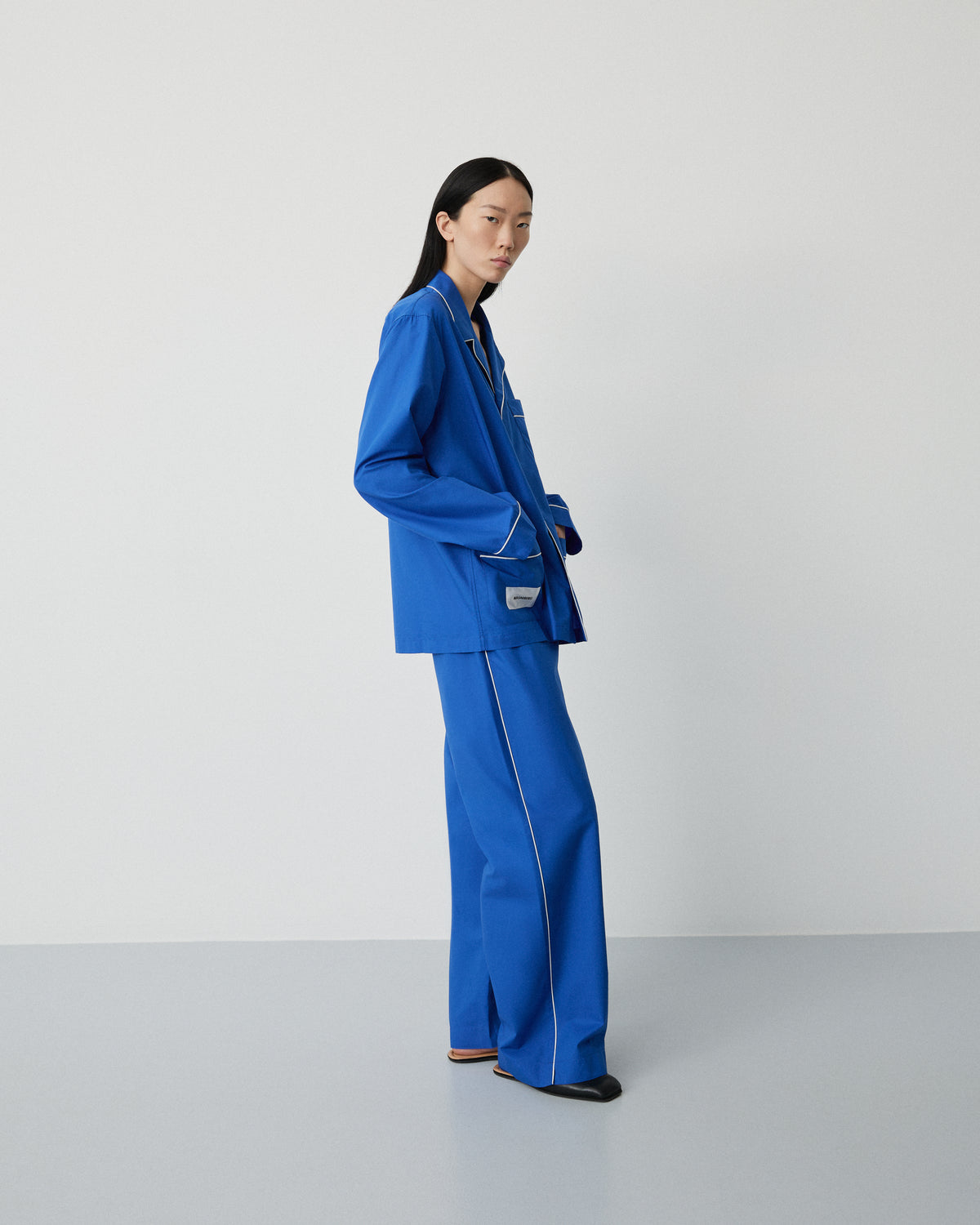 Dolce pants | Italian blue Poplin