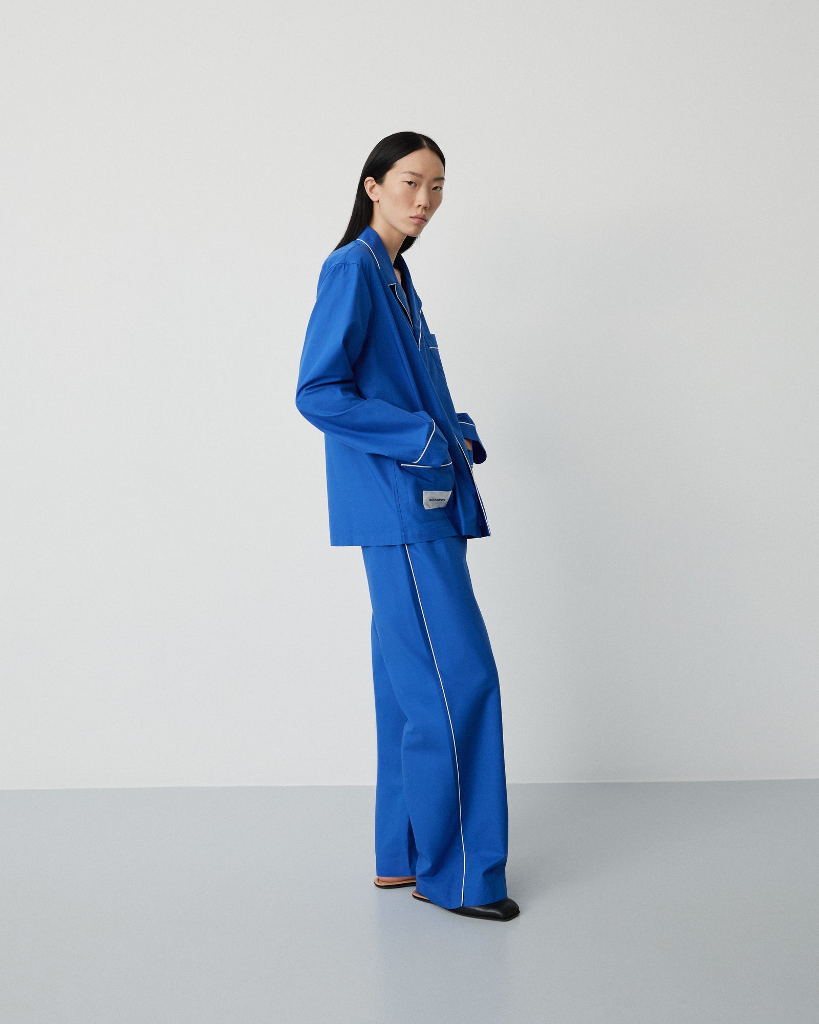 Dolce pants | Italian blue Poplin