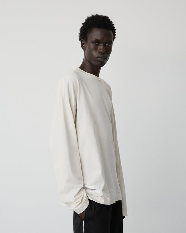 Full long sleeve t-shirt | Washed birch jersey