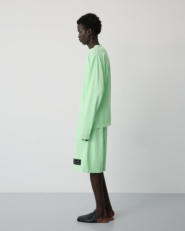 Glow neon shorts | Washed neon green Jersey