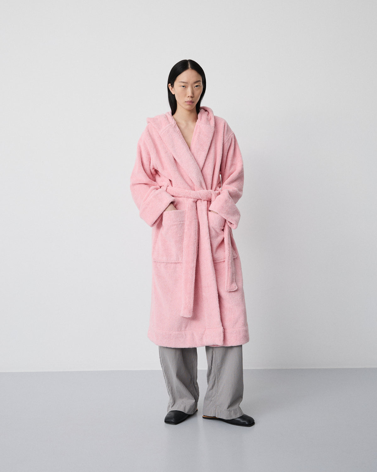 Gelato bathrobe | Fragola pink Terry