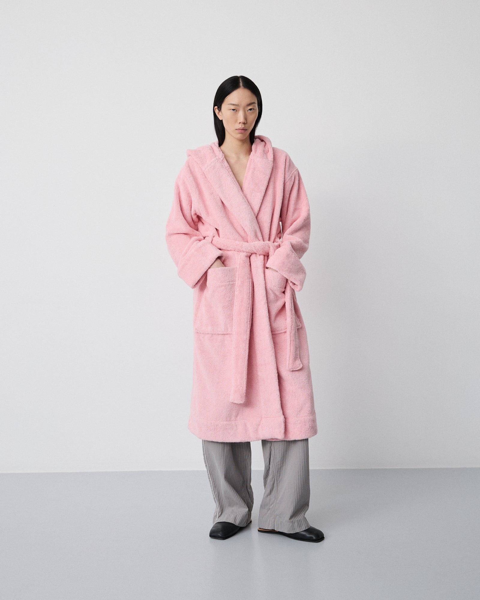Gelato bathrobe | Fragola pink Terry