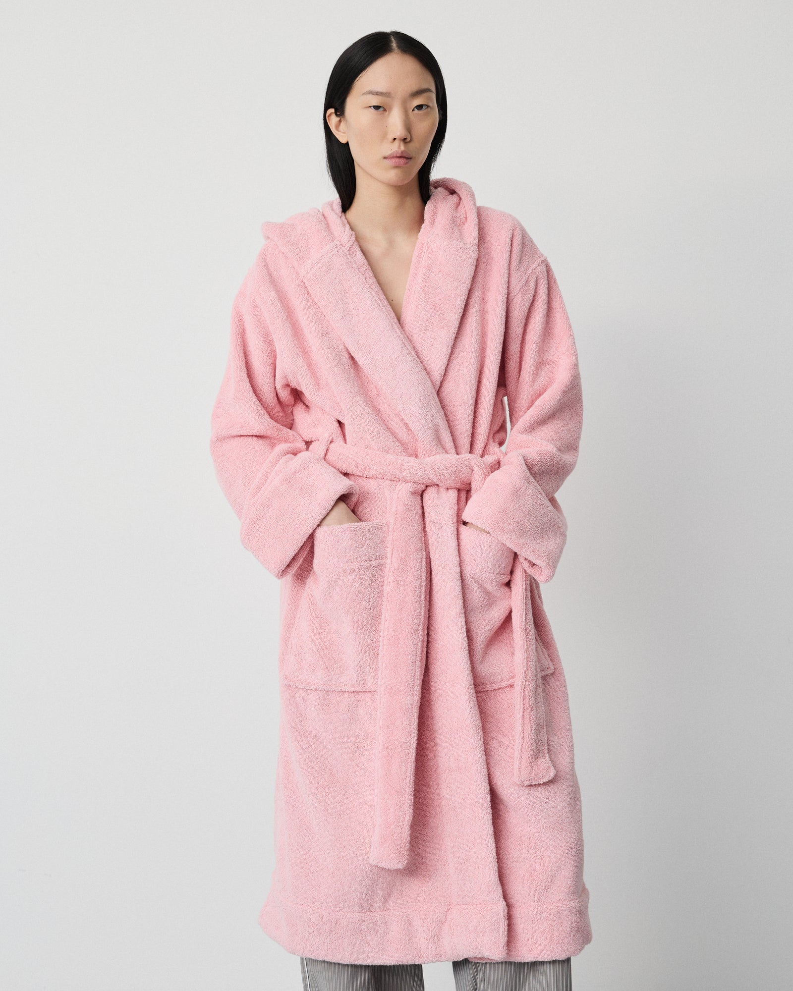 Gelato bathrobe | Fragola pink Terry