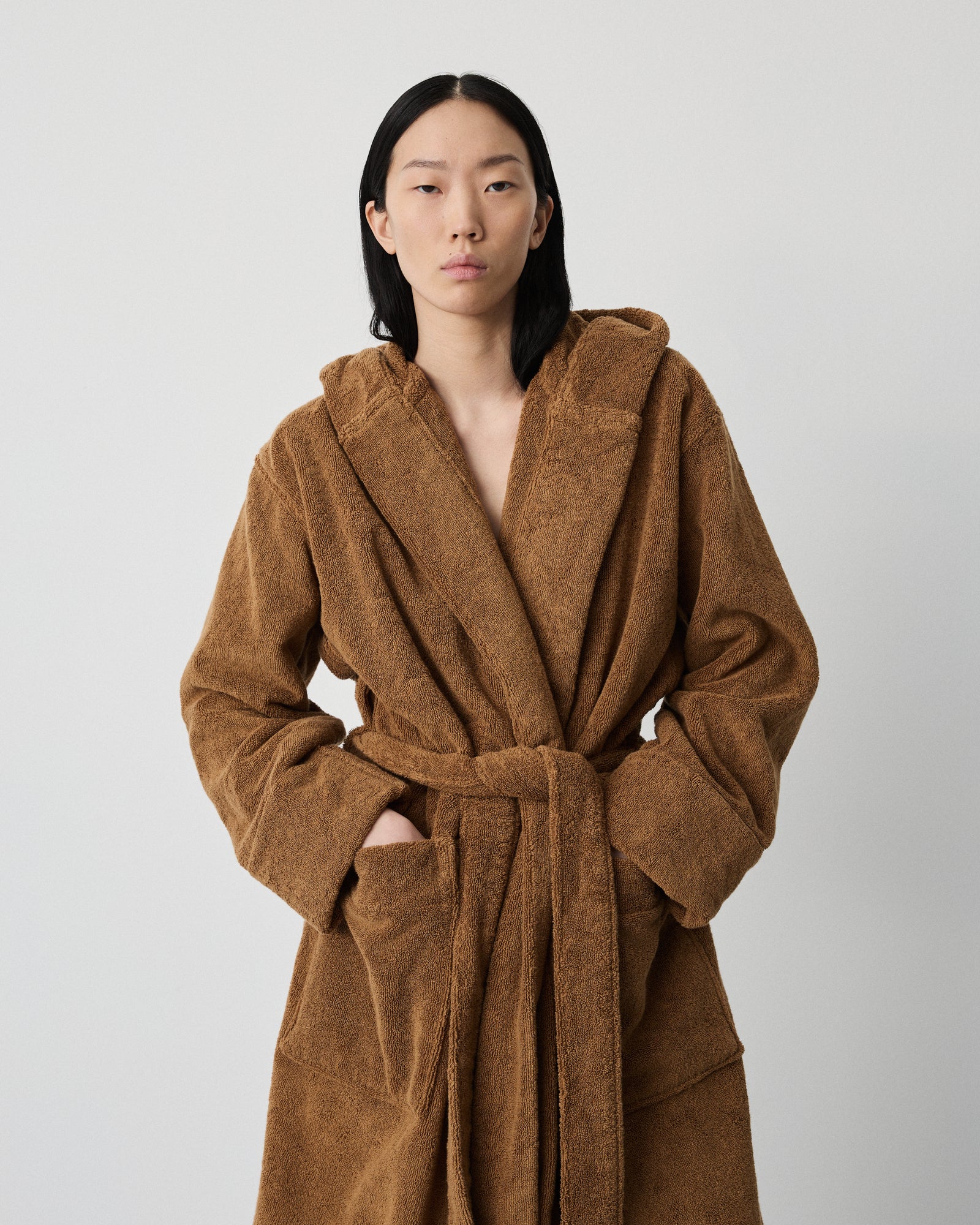 Gelato bathrobe | Nocciola beige Terry