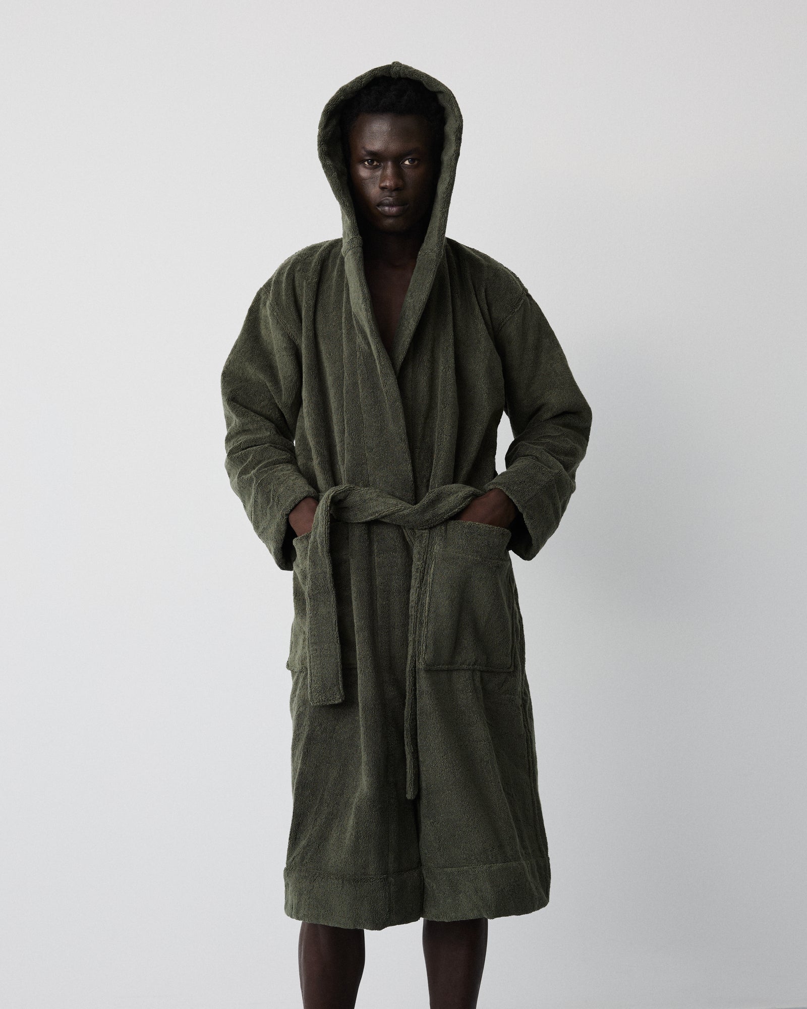 Gelato bathrobe | Olive green Terry