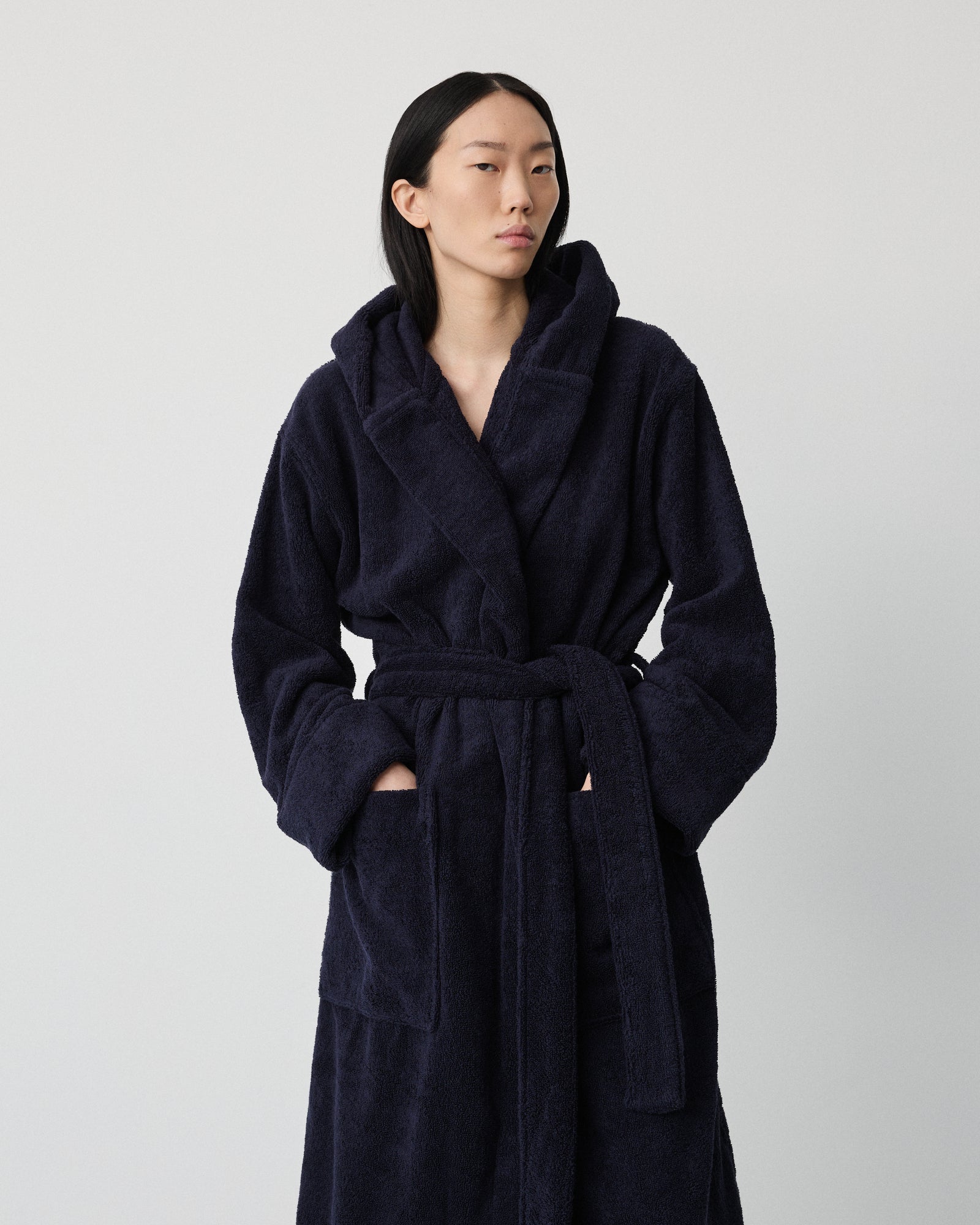 Gelato bathrobe | Sloe blue Terry