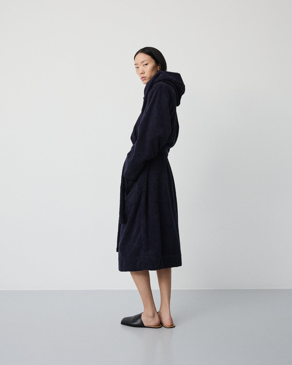 Gelato bathrobe | Sloe blue Terry