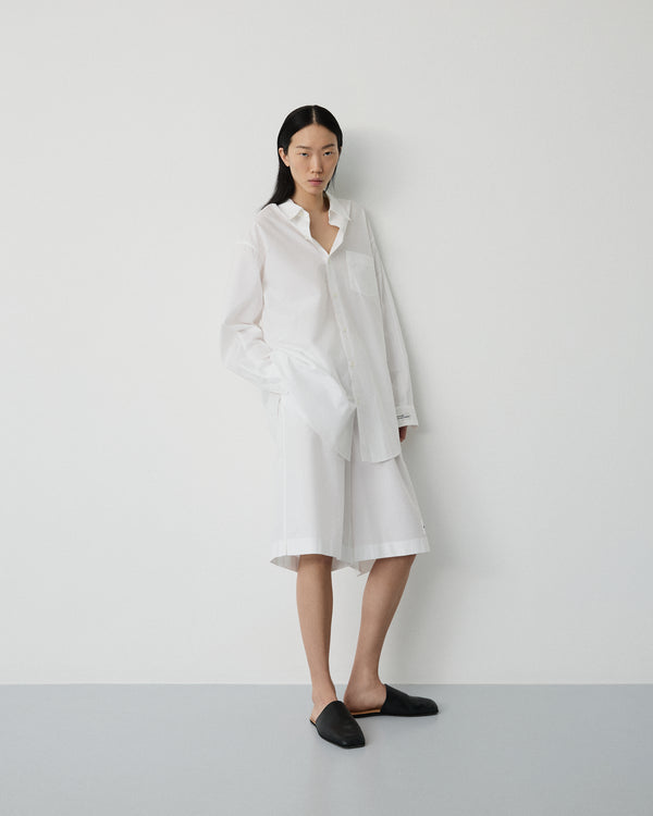 Night shorts | White Poplin