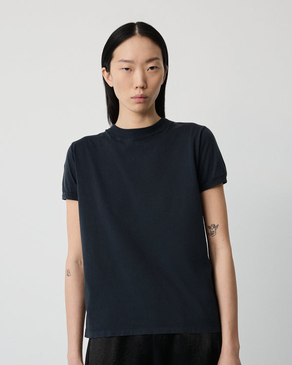 Smooth t-shirt | Washed black Jersey