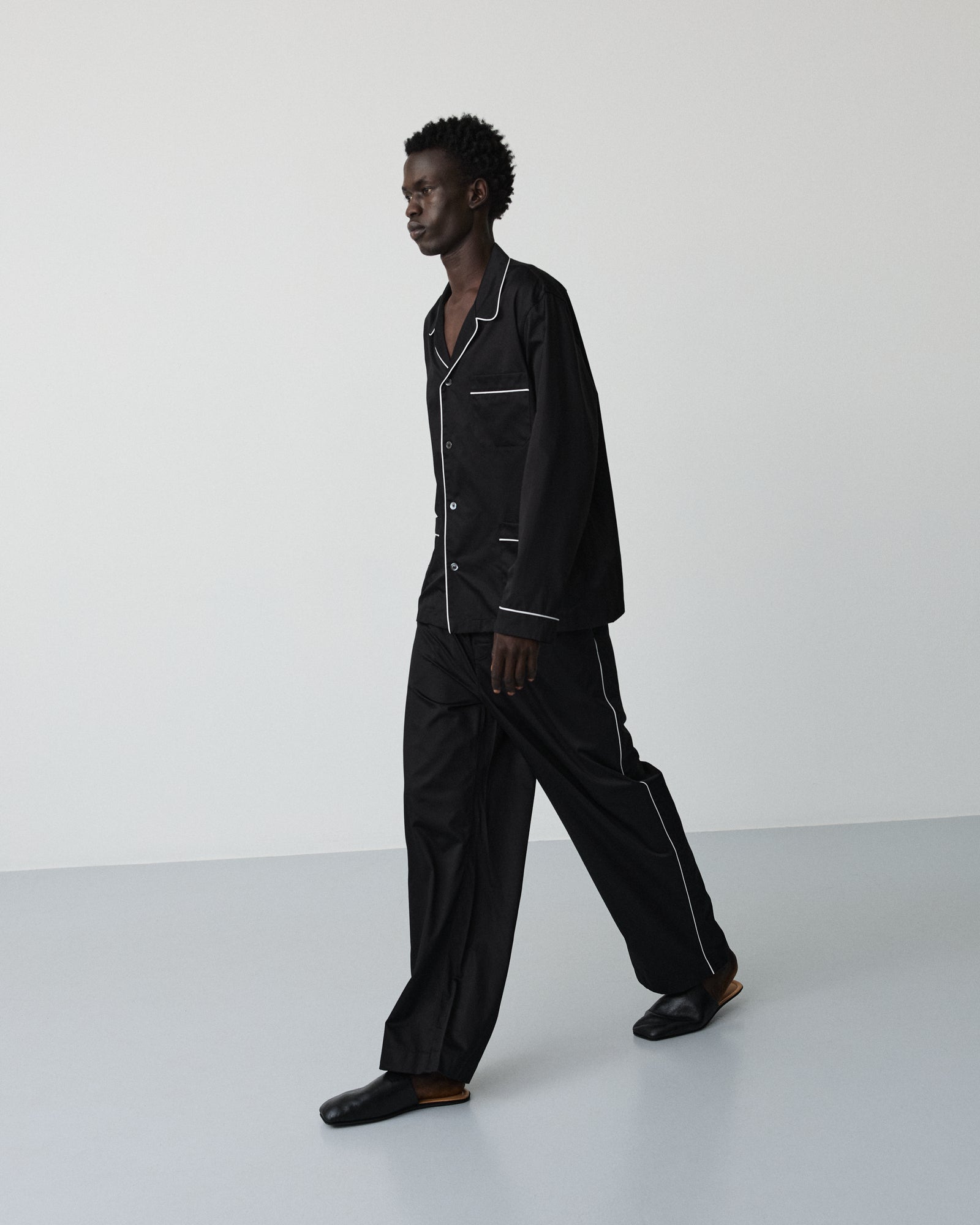 Sorbetto pants | Black Sateen