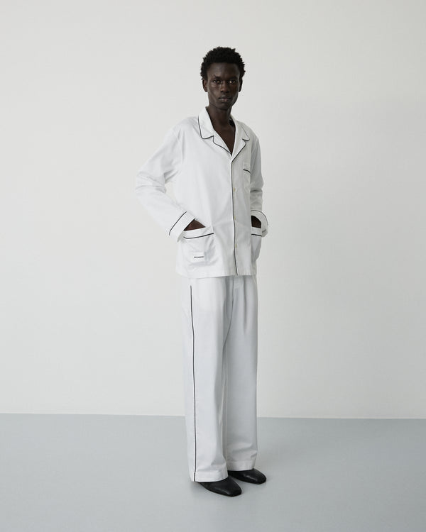 Sorbetto shirt | White Sateen