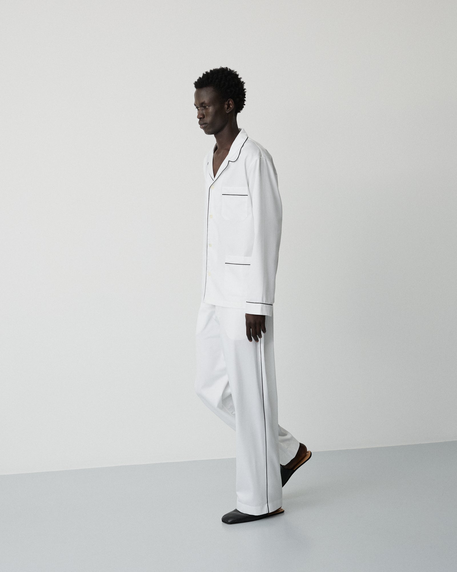 Sorbetto pants | White Sateen