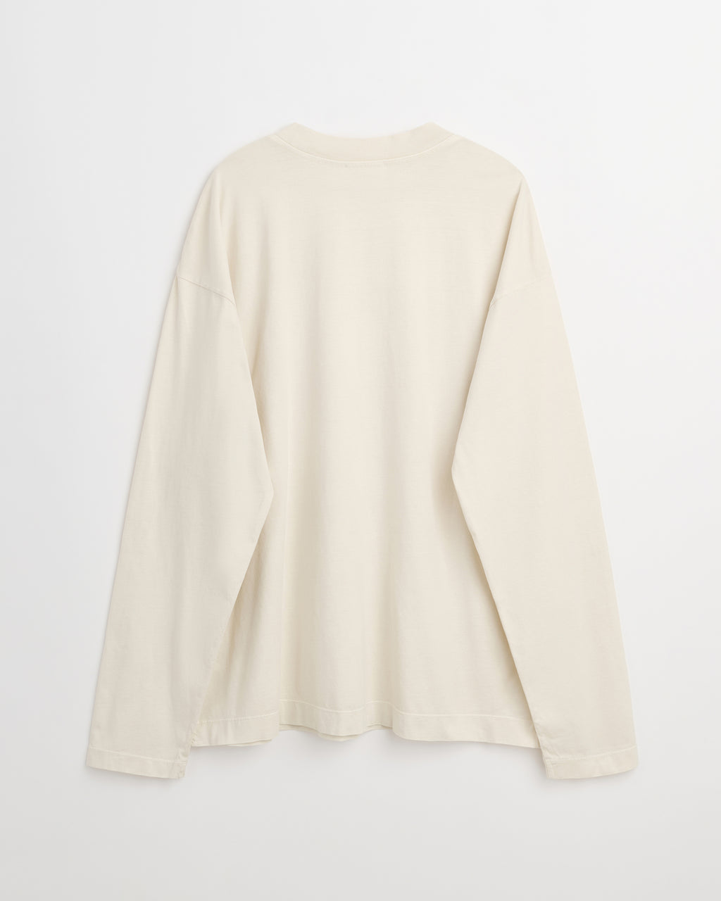 Full long sleeve t-shirt | Washed birch jersey