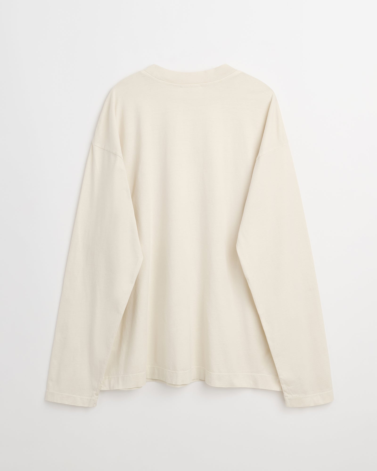 Full long sleeve t-shirt | Washed birch jersey